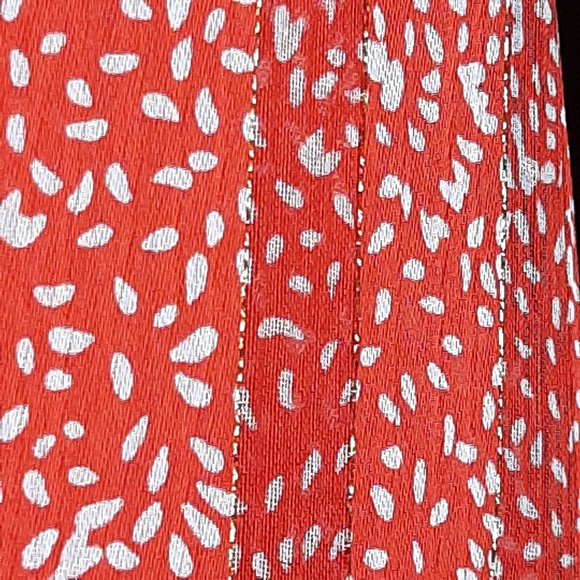 Bucket List Lightweight Button Down Batwing Blouse - Picture 9 of 10